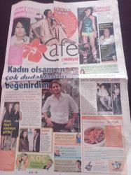 Milliyet Cafe Gazetesi - 19 Eylül 2008 - Gazinocular Kralı Fahrettin Aslan'ın Oğlu Mehmet Aslan Fotoğrafı - Kadın Olsam En Çok Dudaklarımı Beğenirdim - Bülent Ersoy Fotoğrafı - Ahmet Bayer Fenerbahçe Maçını Yeni Sevgilisiyle İzledi - ALS Hastası Hadi Çaman'ın Dramı