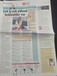 Milliyet Cafe Gazetesi - 16 Aralık 2008 - 2008'in Jet Ayrılıkları - Süreyya Yalçın ve Önder Bekensir - Tuba Büyüküstün 25 Yaş Paniği Yaşıyormuş- Sezen Aksu -  Yaşar Gaga - Beyazıt Öztürk - Sertab Erener