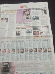 Milliyet Cafe Gazetesi - 16 Aralık 2008 - 2008'in Jet Ayrılıkları - Süreyya Yalçın ve Önder Bekensir - Tuba Büyüküstün 25 Yaş Paniği Yaşıyormuş- Sezen Aksu -  Yaşar Gaga - Beyazıt Öztürk - Sertab Erener