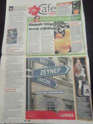 Milliyet Cafe Gazetesi - 16 Aralık 2008 - 2008'in Jet Ayrılıkları - Süreyya Yalçın ve Önder Bekensir - Tuba Büyüküstün 25 Yaş Paniği Yaşıyormuş- Sezen Aksu -  Yaşar Gaga - Beyazıt Öztürk - Sertab Erener