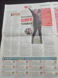 Milliyet Cafe Gazetesi- 27 Ocak 2009 - Tamer Karadağlı Kızım Benim Gibi Birini Beğenirse Yandım - Vildan Atasever - Keremcem - Yasemin Ergene - Erkeklerin Korkulu Rüyası Prostat - Issız Adam'ı Kim Keşfetti - Mustafa Sandal Dedesiyle Film Çekecek