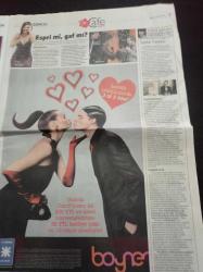 Milliyet Cafe Gazetesi - 12 Şubat 2008 - Teoman Kendimi İşsiz Gibi Hissediyorum - Hande Subaşı 14 Şubat Hayalim Romantik Bir Gezi - Tarkan'dan Sevgiliye Sürpriz Doğum Günü - Gulben Ergen Son Şarkısı Facebook'u Hala Arıyor