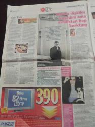 Milliyet Cafe Gazetesi - 12 Şubat 2008 - Teoman Kendimi İşsiz Gibi Hissediyorum - Hande Subaşı 14 Şubat Hayalim Romantik Bir Gezi - Tarkan'dan Sevgiliye Sürpriz Doğum Günü - Gulben Ergen Son Şarkısı Facebook'u Hala Arıyor