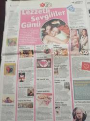 Milliyet Cafe Gazetesi - 12 Şubat 2008 - Teoman Kendimi İşsiz Gibi Hissediyorum - Hande Subaşı 14 Şubat Hayalim Romantik Bir Gezi - Tarkan'dan Sevgiliye Sürpriz Doğum Günü - Gulben Ergen Son Şarkısı Facebook'u Hala Arıyor