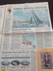 Sabah Pazar Gazetesi - 19 Ekim 2003 - Helga'nın Not Defteri - Çocukluğunda Kirli Bardakları Toplayan Yıldız David Beckham Fotoğrafı - Alpay Özalan- Bir Yangının Külünde Burgaz Ada - Sosyetenin Asmalı Konak Merakı - Nurgül Yeşilçay - Özcan Deniz - Ender Mermerci- Ali Şen - Tuba Ünsal