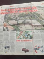 Milliyet Business Gazetesi - 11 Haziran 2011 - Manisa - Kula Belediyesi - Manisa Organize Sanayi Bölgesi Dünyada Bir İlki Gerçekleştiriyor - Kuladokya Görenleri Şaşırtıyor - Manisa Valisi Celalettin Güvenç - AK Parti Genel Başkan Yardımcısı Hüseyin Tanrıverdi