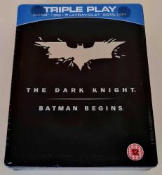 The Dark Knight & Batman Begins Blu-ray Limited Jumbo Box Edition Steelbook
