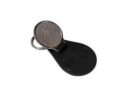 Eskilerden Deri üzeri metal logo Renault Metal Anahtarlık - Kırmızı