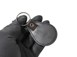 Eskilerden Deri üzeri metal logo Renault Metal Anahtarlık - Kırmızı