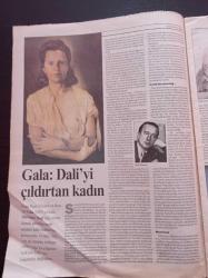 Cumhuriyet Dergi Gazetesi - 2 Kasım 1997 - Sayı 606- Gala Dali'yi Çıldırtan Kadın - Büyük Mastürbasyoncu Tablosu - Bekaret Testi Suçtur - Bir Cumhuriyet Kadını Afet İnan - Eşber Yağmurdereli Yazdı Akrep Üzerine - Sansüre Takılan Lolita - Nabokov