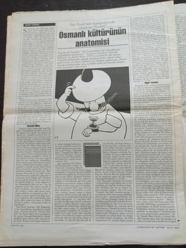 Cumhuriyet Kitap Gazetesi 11 Nisan 1996 Sayı 321 Kardelen den  