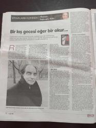 Cumhuriyet Kitap Gazetesi- 8 Mart 2018 - Sayı 1464 - Ahmet Hamdi Tanpınar Fotoğrafı - Suat'ın Mektubu Tanpınar Arşivinin İlk Meyvesi - Şükrü Erbaş Kuş Uçar Kanat Ağlar - Kant Ve Kırmızı Elbise