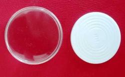 1 Adet 46 mm Madeni Para Kapsülü Şeffaf Plastik Yuvarlak