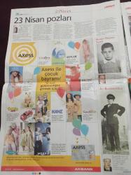 Milliyet 23 Nisan Gazetesi- 23 Nisan 2004 -   Ajda Pekkan -Güher Ve Süher Pekinel- Hülya Koçyiğit -Onlar Da Çocuktu - Ünlülerin Çocukluk Fotoğrafları - Bülent Ecevit - Patrik Bartholomeos - Abdullah Gül - Şener Şen - Atilla İlhan - Sergen Yalçın - Sakıp Sabancı