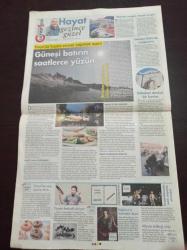 Cumhuriyet Cumartesi Gazetesi - 28 Kasım 2020 - Sayı 11 - Eleştirmenler Senaristler Oyuncular Ekran Yüzleri Seçti Her Bünyeye Dizi - Bir Başkadır Dizisi - Cansu Dere Fotoğrafı - İlk Görüşte Aşk - TÜRKONFED Başkanı Orhan Turan - Foça