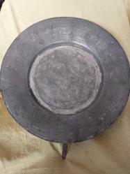 Antika - OSMANLI DÖNEMİ ERMENİ USTA İŞİ, YOĞUN SÜSLEMELİ, BÜYÜK BOY BAKIR PİLAVLIK. - kitantik - kitaLog