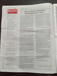 Cumhuriyet Bilim Teknoloji Gazetesi - 9 Kasım 2012 - Sayı 1338 - Bir Kütüphanenin 100. Yılı- Bütün Elektrik Üretim Araçları Halka -Halk Ve Parti - İnsanları Birbirine Düşürmek Kolay Barışı Sağlamak Zor - Çeşme'nin Şarap Mahzenleri - Bitkilerin Evriminde Hayvanların Rolü - Neyzen Tevfik'i Anmak - Biyoteknoloji Olumlu Katkıları