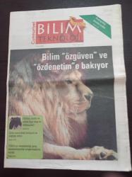 Cumhuriyet Bilim Teknoloji Gazetesi - 24 Ekim 2008 - Sayı 1127 -  Antropoloji Üzerine Notlar -Bilim Özgüven Ve Özdenetim'e Bakıyor - Türkiye Kadın Ve Erkek Diye İkiye Mi Bölünecek - İçme Suyundaki Uranyum Ve Sağlığa Etkisi