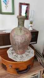 Antika - Osmanlı dönemi pişmiş topraktan ve üzeri sır akıtmalı antika testi - kitantik - kitaLog