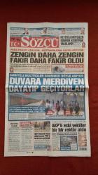 Sözcü Gazetesi 7 Eylül 2018 Zengin Daha Zengin Fakir Daha Fakir Oldu,AKP'li Eski Vekiller Bir Bir Rektör Oldu,FETÖ'cü MİT'çiler Sınırda Kıskıvrak Yakalandı,Karaçam'dan Olumsuz Tablo,Forvet Alınmamasının Mazereti Olamaz,Transfer Yoksa Donk Var,Yönetimde Revizyon