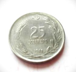 T.C. 25 KURUŞ 1961