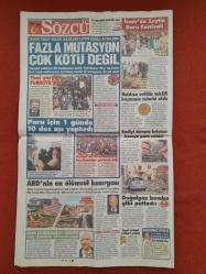Sözcü Gazetesi 13 Aralık 2021 Asıl Ahlaksızlık Enflasyonla Yurttaşın Cebinden Çalmaktır,Geçinemiyoruz, Barınamıyoruz,Türk Modeli (Atatürk Modeli),Mucizenin Adı: Max Verstappen,Aslan Çıkış Arıyor,13 Günde Fener'i Alem,Dünyanın Sonu Değil,Kartal Komadan Çıktı,Gecenin Süper İkilisi,Yeni Hocada Karar Günü,Adana Demir Son Anda