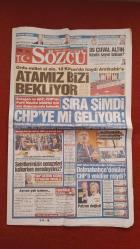 Sözcü Gazetesi 9 Kasım 2016 Sıra Şimdi CHP'ye Mi Geliyor, Dolarda Rekor, TÜİK Bir Günü Yok Saydı, Dolmabahçe'dekiler CHP'li Vekiller Miydi, ABD Sandığa Gitti, Hillary Bir Adım Önde, Şampiyonları Duyun, Çare Guidetti, Usta İşi Salvolar, Özbek: Sürpriz Yapabiliriz, Terim İşi Sıkı Tutuyor, Fener'den Başkası Yalan