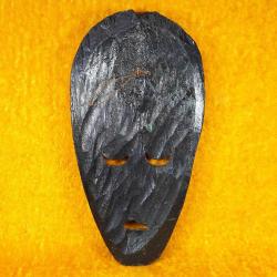 VINTAGE EL YAPIMI AHŞAP AFRİKA MASK BOY 25 cm