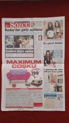 Sözcü Gazetesi 1 Ekim 2012 AKP Tayyip'e Ağlıyor Millet İse Şehitlere Ve Zamlara Ağlıyor, Barzani İdamlık Haşimi Ve Hamas Başköşedeydi, Hedefi 2023'ten 2071'e Çıkardı, Milli Görüş Gömleğini Yeniden Giydi, Kemik 11'e Dönüş, Herkes Gider Aykut Kalır, Trabzon Fırsat Tepti