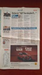 Sözcü Gazetesi 30 Ekim 2014 İkinci Habur Rezaleti, Sarayda İlk Bayram, Kalıcı Önlemler Alınmıyor Kazalar Cinayete Dönüştü, Viking'in Vedası, Gerçek Lider Fenerbahçe, Sana 2 Maç Kredi, Bölgeye Özel Teşvikle Tasarrufu Tabana Yaydı, Her Ay 200 Bin Kişiyi Tasarrufa Teşvik Etti