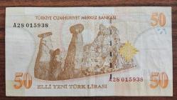 ELLİ  (50) TÜRK LİRASI 8.EMİSYON 1.TERTİP  ÇÇT   A28 015938