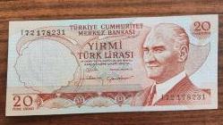 YİRMİ (20) TÜRK LİRASI 6.EMİSYON 4.TERTİP  ÇİL ++ I72 178231