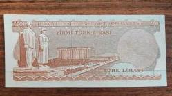 YİRMİ (20) TÜRK LİRASI 6.EMİSYON 4.TERTİP  ÇİL+++  I72 178218
