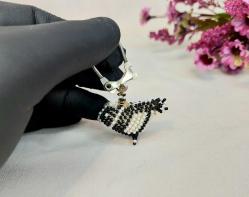 Eskilerden Boncuk İşi Kuş Anahtarlık - Cezaevi İşi Beşiktaş Kuş - Kartal Anahtarlık