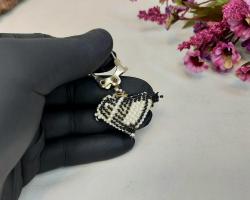 Eskilerden Boncuk İşi Kuş Anahtarlık - Cezaevi İşi Beşiktaş Kuş - Kartal Anahtarlık