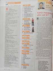 Tempo Dergisi - 25 Ekim 2005 - Şebnem Scheffer - Yeşim Salkım - İlhan Mansız - Bruce Willis - Recep Tayyip Erdoğan - Abdulkadir Aksu - Naci Görür - Yoldaş Eşcinseller birleşin - Bekaretin tahtı sallanmıyor - Yunus Nadi - Maskeli Beşler - Dilek Sabancı - Faruk Saraç - Enver Paşa - Dedikodusu Yeniçeriler Fransa yolcusu - Olay yaratacak kitap - Alevilerde Allah tartışması - Türkiye Amerikan Futbol Ligine başlıyor-