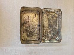 antika kahve kutusu teneke