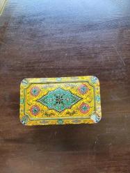 antika kahve kutusu teneke