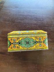 antika kahve kutusu teneke