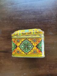 antika kahve kutusu teneke