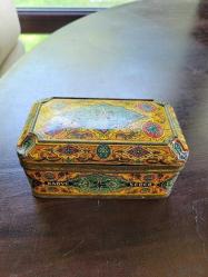 antika kahve kutusu teneke