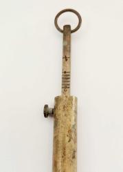 BARUT ÖLÇEĞİ, PİRİNÇ ÇOK ESKİ KOLEKSİYONLUK BARUT ÖLÇEĞİ..