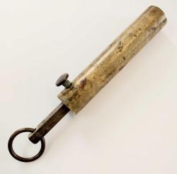 BARUT ÖLÇEĞİ, PİRİNÇ ÇOK ESKİ KOLEKSİYONLUK BARUT ÖLÇEĞİ..