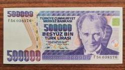 BEŞ YÜZ BİN (500 000)TÜRK LİRASI 7. EMİSYON 3. TERTİP ÇİL++ F56 038176
