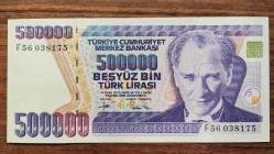 BEŞ YÜZ BİN (500 000)TÜRK LİRASI 7. EMİSYON 3. TERTİP ÇİL++ F56 038175