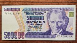 BEŞ YÜZ BİN (500 000)TÜRK LİRASI 7. EMİSYON 3. TERTİP ÇİL++ F56 038174
