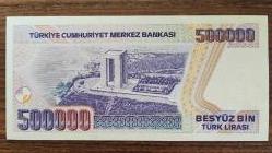 BEŞ YÜZ BİN (500 000)TÜRK LİRASI 7. EMİSYON 3. TERTİP ÇİL++ F56 038172