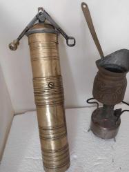 OSMANLI  USTA DAMGALI KAHVE DEĞİRMENİ,   ANTİKA OSMANLI DAMGALI,  ORİJİNAL NADİR ÇIKAN KAHVE DEĞİRMENİ