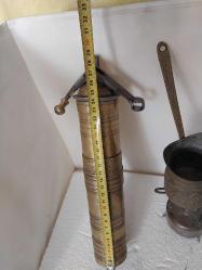 OSMANLI  USTA DAMGALI KAHVE DEĞİRMENİ,   ANTİKA OSMANLI DAMGALI,  ORİJİNAL NADİR ÇIKAN KAHVE DEĞİRMENİ