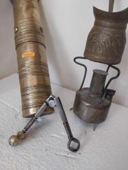 OSMANLI  USTA DAMGALI KAHVE DEĞİRMENİ,   ANTİKA OSMANLI DAMGALI,  ORİJİNAL NADİR ÇIKAN KAHVE DEĞİRMENİ